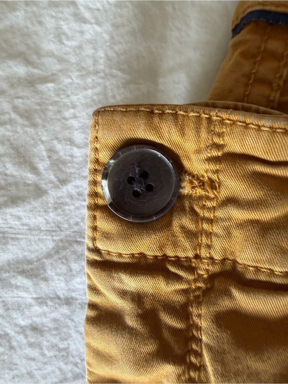 Sissy-Boy Men’s Mustard Chino Pants 36x32 Stretch Cotton - Picture 5 of 6